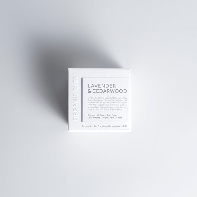 Lavender & Cedarwood Face + Body Soap